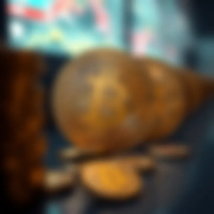 An abstract image connecting cryptocurrency and meme games