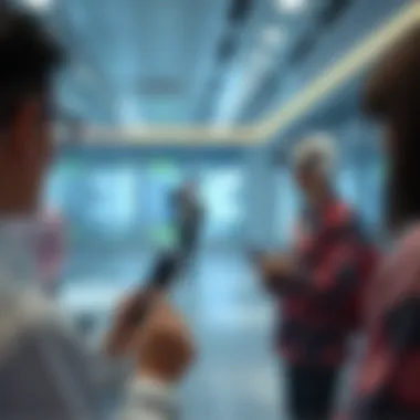 User Experience Across Various Metaverse Platforms Illustration of user experience in different metaverse platforms