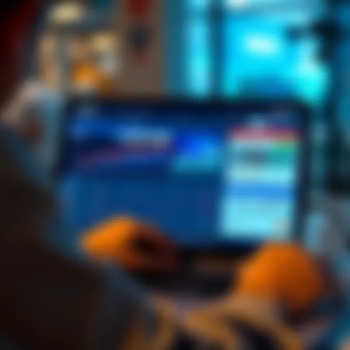 Navigating the Mexc Platform Graphic displaying the Mexc platform interface