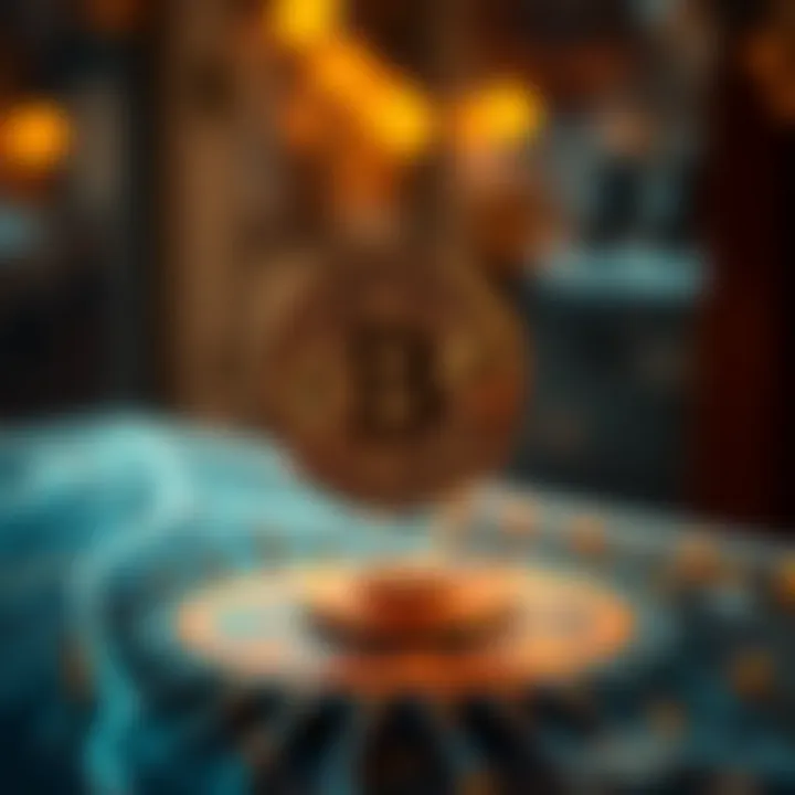 Blockchain economic model visualization