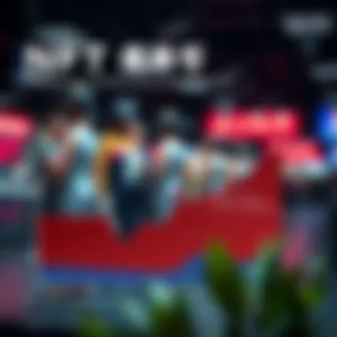 Graph showing the impact of NFT profiles on community engagement