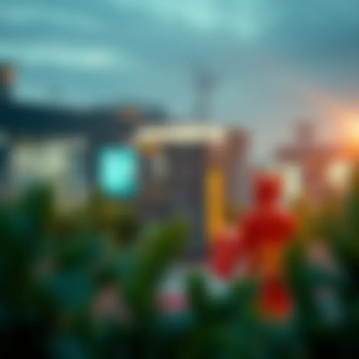 Illustration of decentralized applications showcasing user-friendly features