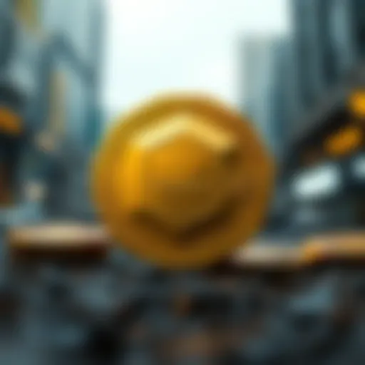 Visual representation of Polygon cryptocurrency