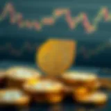 Visual representation of cryptocurrency portfolio tracking