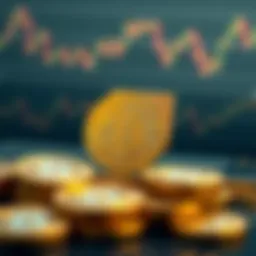 Visual representation of cryptocurrency portfolio tracking