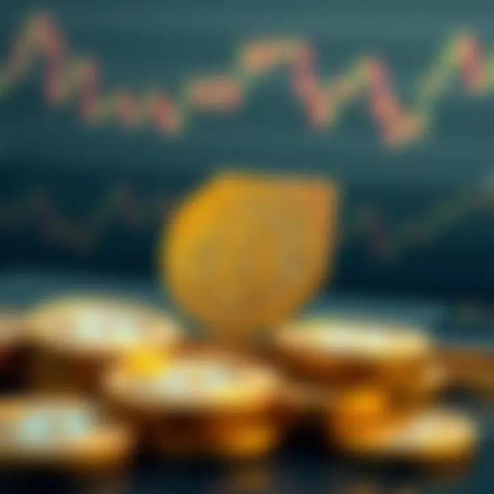 Visual representation of cryptocurrency portfolio tracking