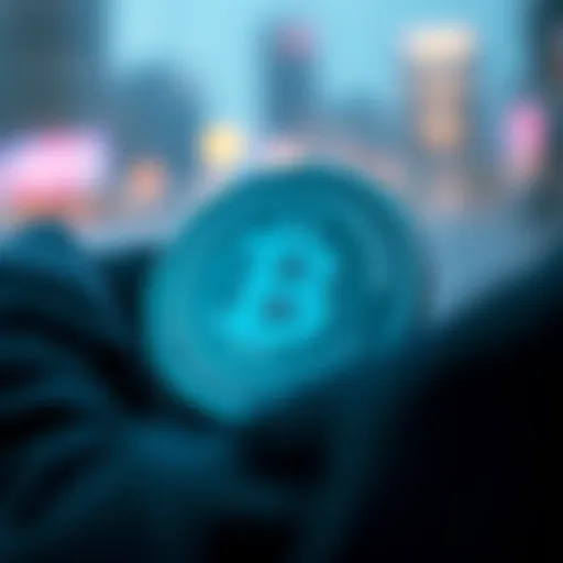 Conceptual illustration of Proof of Stake in blockchain technology