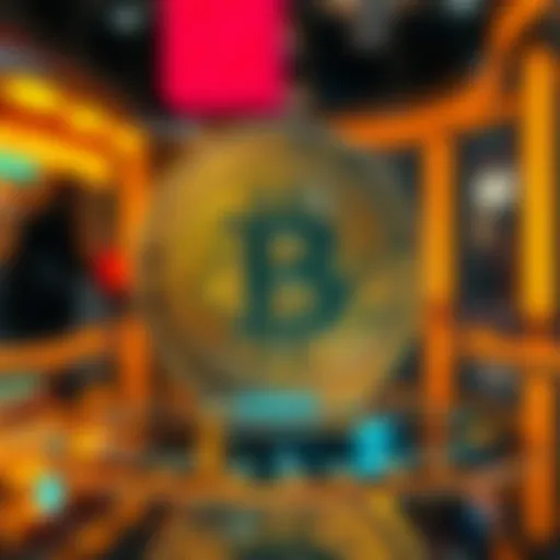 A futuristic representation of cryptocurrency innovation