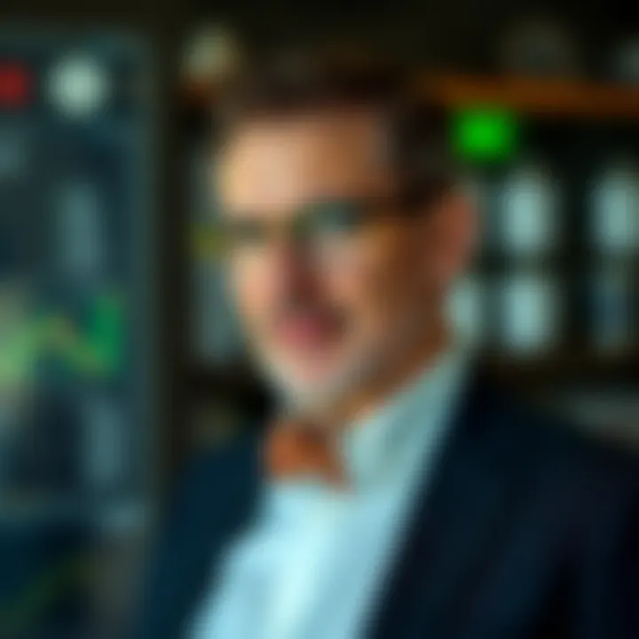 Portrait of Richard Dennis reflecting his trading philosophy