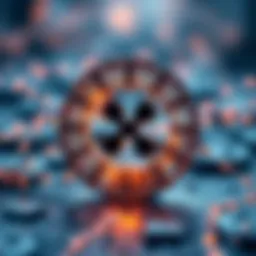 Visual representation of the Ripple blockchain network architecture