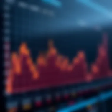 Graph depicting cryptocurrency market trends post-lawsuit announcement