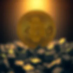 Visual representation of risk premium concept