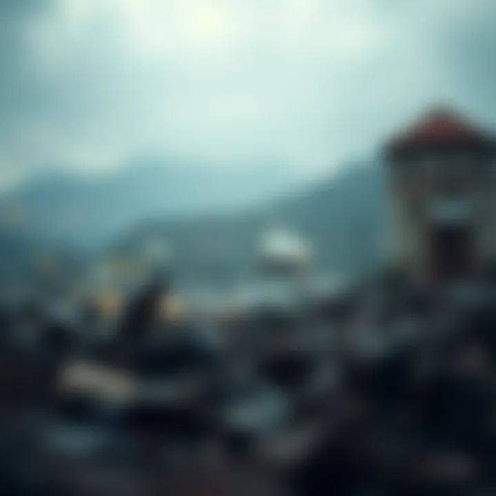 Visual depiction of innovative cryptocurrency solutions addressing climate change