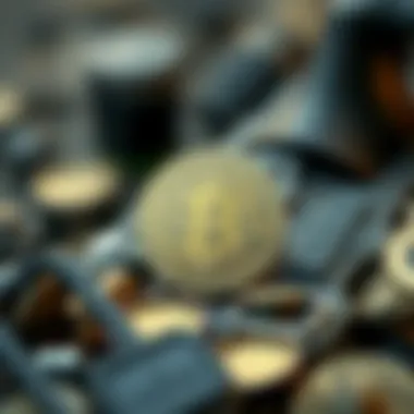 Artistic interpretation of investment opportunities in eco-friendly cryptocurrencies