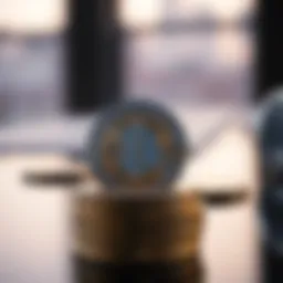 Conceptual representation of staking bonuses in cryptocurrency investments