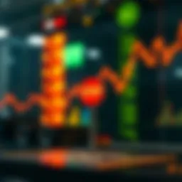 Conceptual illustration of stop-limit orders in cryptocurrency trading