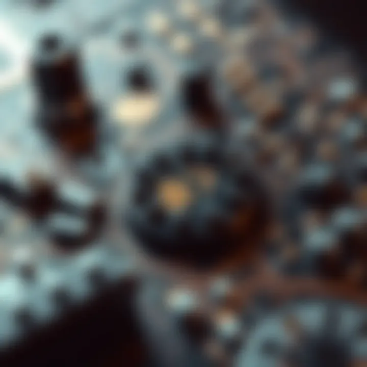 Technical elements associated with cryptocurrency addresses in blockchain technology