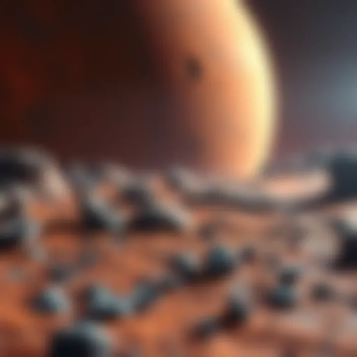 Infographic of technological advancements for Mars exploration