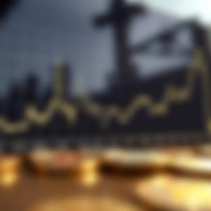 A detailed line graph depicting cryptocurrency price movements over time