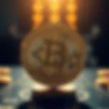 Illustration representing the concept of token merging in cryptocurrency