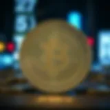 Conceptual representation of TWT cryptocurrency