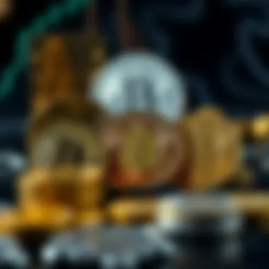 Visual representation of cryptocurrency types