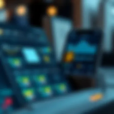 Illustration showcasing user-friendly digital wallet interface