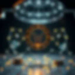 Visual representation of Worldcoin's blockchain technology